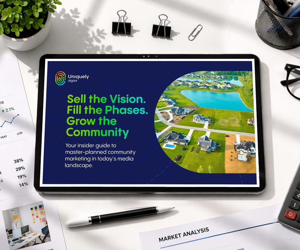 Guide to Digital Advertising for Community Development community developer guide tablet mockup
